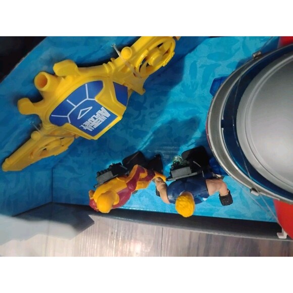 👀RARE Animal Planet BARRACUDA * Deep Sea Submarine Playset Ocean Scuba Toy🔥🎁 - Picture 7 of 8